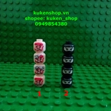 COMBO 4 Mặt Bị Thương Hoặc Mặt Che Khăn NO.1039 - Phụ Kiện Lego MOC