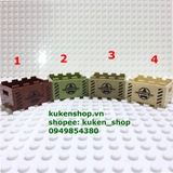 COMBO 2 Thùng Để Vũ Khí Quân Dụng NO.424 - Phụ Kiện Lego Army