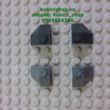 COMBO 4 Gạch 2x2 Góc Vát NO.176 Tương Thích Lego 13548
