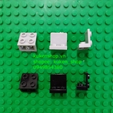 COMBO 5 Gạch 1x2-2x2 Mặt Ngược NO.295 - Phụ Kiện MOC Brick