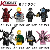 Lego Minifigures Các Mẫu Nhận Vật Batman Venom Deadpool Mẫu Siêu Đẹp KT1004 - Mini Siêu Anh Hùng