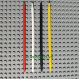 COMBO 2 Vòi Mềm 1x16 Technic Black Hose Soft Axle 16L  - Phụ Kiện MOC Tương Thích Lego Part 32202