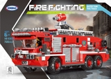 Bộ Xếp Hình Xingbao Firetruck 03030 - Lắp Ráp Xe Cứu Hỏa Phun Nước Chữa Cháy 720 Chi Tiết