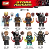 Minifigures Nhân Vật Siêu Anh Hùng Iron Man War machine Thor Captian - Lắp Ráp Mini X0258