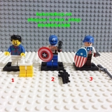 Lego Minifigures Các Mẫu Nhân Vật Captian NO.283 - Lắp Ráp Mini