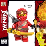 Minifigures Ninjago Các Nhân Vật Jay Jane Kai Lloyd Wu Nya Cole GA107 GA108 GA109