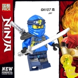 Minifigures Ninjago Các Nhân Vật Jay Jane Kai Lloyd Wu Nya Cole GA107 GA108 GA109