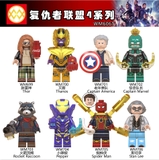 Minifigures Các Nhân Vật Siêu Anh Hùng Thanos Thor Béo Pepper Stan Lee Spider Man Endgame WM6061