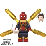 Minifigures Các Nhân Vật Siêu Anh Hùng Thanos Thor Béo Pepper Stan Lee Spider Man Endgame WM6061