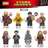 Minifigures Các Nhân Vật Siêu Anh Hùng Thor Iron Man Captian Endgame - Lắp Ráp Mini X0260 X1277 X1278 X1279