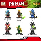 Minifigures Các Nhân Vật Trong Ninjago Thế Hệ Mới Vũ Khí Siêu Ngầu - Golden Ninja Và Kai ZX Có Kèm Kiếm Rồng