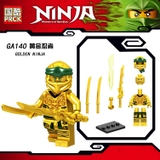 Minifigures Các Nhân Vật Trong Ninjago Thế Hệ Mới Vũ Khí Siêu Ngầu - Golden Ninja Và Kai ZX Có Kèm Kiếm Rồng
