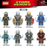 Lego Minifigures Các Mẫu Siêu Anh Hùng Iron Man Phiên Bản Mark24 Mark25 Mark29 Mark30 Mark31 Mark32 Mark34 Mark35