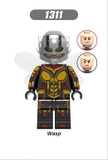Minifigures Siêu Anh Hùng EndGame Pepper Gamora Wasp War Machine Captian Falcon X0263 X1307 X1309 X1310