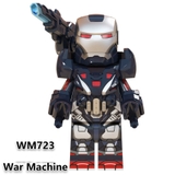 Lego Minifigures Marvel Các Nhân Vật Thor Iron Man Captian Ant Man War Machine Wasp WM6063 WM717 WM718 WM719 WM720 WM721