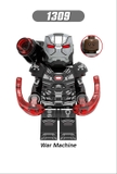 Minifigures Siêu Anh Hùng EndGame Pepper Gamora Wasp War Machine Captian Falcon X0263 X1307 X1309 X1310