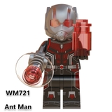 Lego Minifigures Marvel Các Nhân Vật Thor Iron Man Captian Ant Man War Machine Wasp WM6063 WM717 WM718 WM719 WM720 WM721