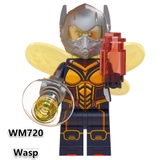 Lego Minifigures Marvel Các Nhân Vật Thor Iron Man Captian Ant Man War Machine Wasp WM6063 WM717 WM718 WM719 WM720 WM721