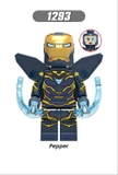 Lego Minifigures Siêu Anh Hùng Thor War Machine Captian Pepper X0261 - Mini Marvel