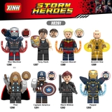 Lego Minifigures Siêu Anh Hùng Thor War Machine Captian Pepper X0261 - Mini Marvel