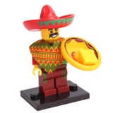 Lego Minifigures Các Mẫu Nhân Vật Ông Thần Tài, Gấu Trúc, Người Mexico