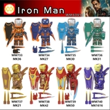 Lego Minifiugres Các Mẫu Nhân Vật Ironman Full Đồ Siêu Đẹp - Lắp Ráp Mini Người Sắt WM6065