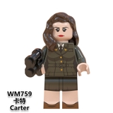 Lego Minifigures Nhân vật Marvel MCU Captain America Carter Howard Stark Hawkeye Black Panther Shuri Gamora WM6068