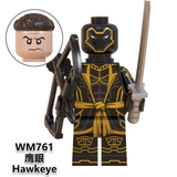 Lego Minifigures Nhân vật Marvel MCU Captain America Carter Howard Stark Hawkeye Black Panther Shuri Gamora WM6068