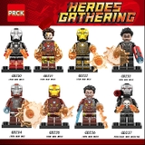 Lego Minifigures Các Mẫu Nhân Vật Ironman Mark85 Mark 50 - Lắp Ráp Nhân Vật Người Sắt MK85 MK50