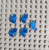 COMBO 5 Ngọn Lửa Nhỏ Màu Xanh NO.1067 - Phụ Kiện MOC Brick