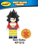 Lego Minifigures Các Mẫu Nhân Vật 7 Viên Ngọc Rồng Dragon Ball Goku Mẫu Mới Ra Siêu Đẹp KF6098