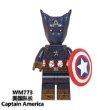 Lego Minifigures Các Mẫu Nhân Vật Thano Thor Captian Hulk Batman Mẫu Siêu Độc Đáo WM6070