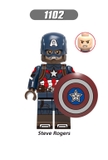 Lego Minifigures Marvel DC Các Mẫu Nhân Vật Captain Steve Rogers Mẫu Ra Siêu Đẹp Của Xinh X0236