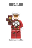 Lego Minifigures Avenger Phiên Bản Giáng Sinh Noel Ironman Steve Yeti Mẫu Mới Ra Siêu Đẹp X0275