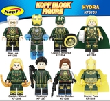 Lego Minifigures Marvel DC Phiên Bản Hydra Các Nhân Vật Iron Man Stan Lee Captian Thor Mẫu Mới KF6109