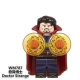 Lego Minifigures Marvel DC Các Mẫu Nhân Vật Thanos Ironman Black Panther War Machine Doctor Stranger WM6072