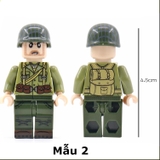 Lego Minifigures Nhân Vật Lính Mỹ Có In Hình Balo Mặt Sau Siêu Đẹp NO.691 - Phụ Kiện MOC Army