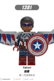 Lego Minifigures Marvel DC MCU Các Mẫu Nhân Vật Taskmaster Blackwidow WinterSoldier  Falcon X0272