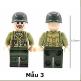 Lego Minifigures Nhân Vật Lính Mỹ Có In Hình Balo Mặt Sau Siêu Đẹp NO.691 - Phụ Kiện MOC Army