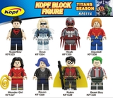 Lego Minifigures Marvel DC Các Mẫu Nhân Vật Super Boy Robin Dove Hawk Raven Mẫu Mới Ra KF6114