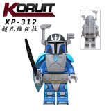 Lego Minifigures Các Mẫu Nhân Vật Mandalorian Trong Star War Phần Mới Ra Trang Bị Áo Giáp Đầy Đủ KT1041