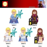 Lego Minifigures Nhân Vật Công Chúa Elsa & Anna Mẫu Mới Ra Siêu Đẹp WM6084