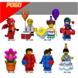 Minifigures Các Nhân Vật Fire Dragon Balloon boy Balloon girl Racing man Flowerpot girl