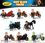 Minifigures Các Mẫu Nhân Vật Ma Tốc Độ Ghost Rider Đẹp Mắt Mẫu Mới Ra KF6120