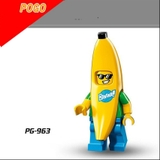 Lego Minifigures Nhân Vật Người Chuối Vàng Banana PG963