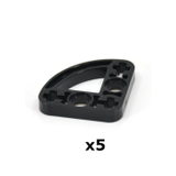 COMBO 5 Phụ Kiện Technic 3x3 NO.894 Part 32249 Liftarm 3 x 3 L-Shape with Quarter Ellipse Thin