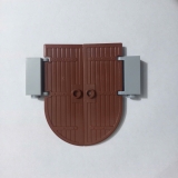 Một Bộ Cửa Vòm Cong Lắp Thành Trì Trung Cổ 8x6x1 NO.1715 Phụ Kiện Đồ Chơi Lắp Ráp Tương Thích Part 2554  3581