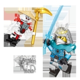 COMBO 2 Minifigures Nhân Vật Ninjago Season 12 Mẫu Mới Ra Siêu Đẹp PRCK 61058