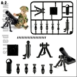 Vỉ Phụ Kiện Súng Cối NO.517 - Phụ Kiện Lego Army