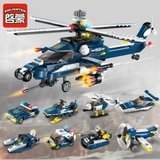 COMBO LEGO ENLIGHTEN Số 1801 8 Món Trong 1 Lắp Ráp Trực Thăng Cảnh Sát